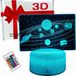 Veilleuse Voie lactée, Planètes, Espace 3D 16 LED avec Télécommande