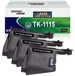 Kyocera 3-pack cartouches de toner TK-1115, noir, 5000 pages