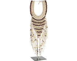 DKD Home Decor Shell Iron Chain Decorative Figures (23.5 x 15 x 70 cm) - Black