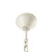 Lucande - lustre - 5 ampoules - Papier, fer - beige