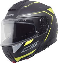 Schuberth C5 Omega Mat Zwart Neon Systeemhelm