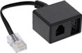 InLine® TAE adaptor cable RJ45 male to TAE-N & RJ11 female