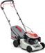 IKRA Tondeuse à gazon thermique Autotractée 1000m² - 3,5CV 145cm³ Coupe 41,8cm Mulching Moteur 4T Bac 40L