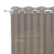 Soleil d'Ocre Alix Gordijn met ogen Polyester Mokka 135 x 250 cm