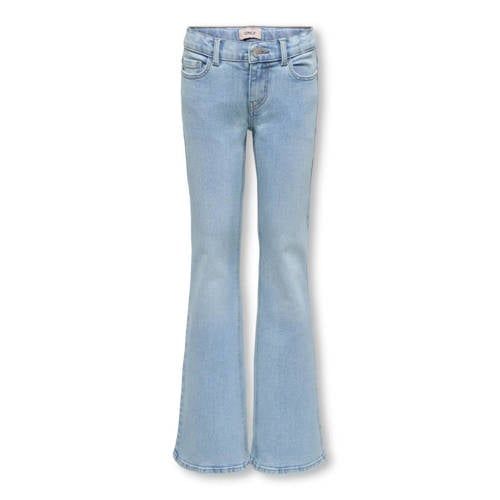 ONLY KIDS ONLY GIRL low waist flared jeans light blue denim