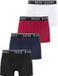 Felix Hardy Boxer - Boxershort Multipack 4 Pack - Heren - 97% Katoen - Zwart-Navy-Rood-Wit - M
