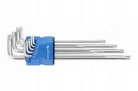 Högert HOGERT Torx S2 sleutels, 9 stuks, extra lang