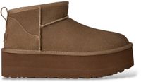 UGG Leren Classic Ultra Mini Platform laarzen Bruin