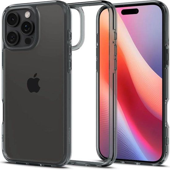 Spigen Ultra Hybrid Hoesje Geschikt voor Apple iPhone 16 Pro - Back Cover met Air Cushion - Space Crystal