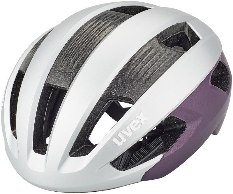 UVEX Rise CC WE Helm Dames, zilver/violet
