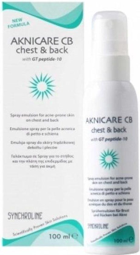 Synchroline Aknicare CB Chest & Back Spray - 100ml