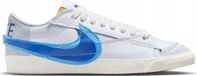 Nike Blazer Low 77 Jumbo Double Swoosh, wit met University Blue details - EU 44
