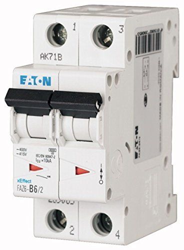 Eaton FAZ6-C16/2 Magneetothermische schakelaar FAZ6, 2P, 16A, Curve C
