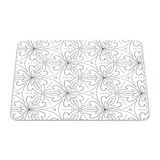 Bonamaison Muismat, rechthoekig, digitaal bedrukt, antislip onderkant, voor kantoor en thuis, afmetingen: 22 x 18 cm