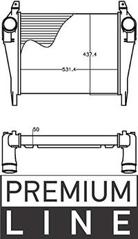 MAHLE CI 267 000P luchtkoeler