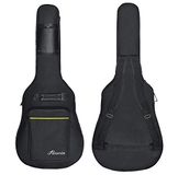 Faswin Gitaartas, 104 cm, met dubbele verstelbare schouderbanden, Akoestische gitaar, Waterdicht Oxford met 0,8 cm dikke schuimvulling, zwart