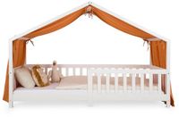 IDIMEX Hemel voor het huisbed, mousseline LIAN, 1 stuk – koper