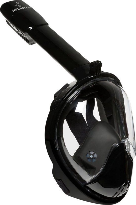 Atlantis 2.0 Full Face Mask - Snorkelmasker - L/XL - Zwart
