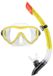Abysstar Papillon Snorkelset Geel