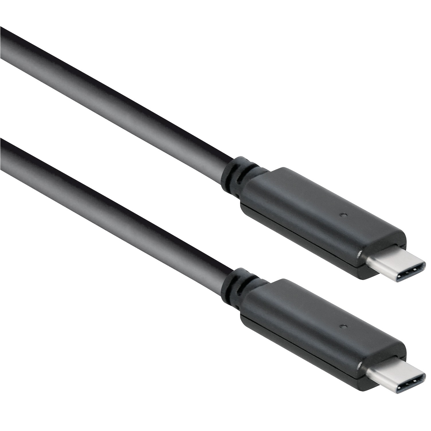 transmedia USB-C naar USB-C kabel - USB3.1 Gen 2 - tot 20V/3A / zwart - 1 meter