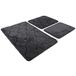 Set mat set (3-delig) antraciet
