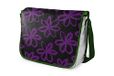 Bonamaison Digitaal bedrukte Messenger schooltas met kaki riem voor studenten, crossbody tas, koerierstas, schoudertas voor kinderen, meisjes, jongens, maat: 29x36 cm