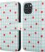 imoshion Hoesje - Geschikt voor Apple iPhone 14 - Design Bookcase smartphone - Cherry Check