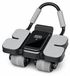VHV Rouleau abdominal avec support de coude - 4 roues - Écran intelligent - Noir/gris