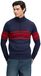 Superdry Cotton Stripe Half Zip Trui Coupe Ajustée Hommes Pulls
