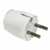 Witte stekker 10/16 A, T/T, 4,8 mm