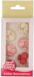 FunCakes Fondant Decoraties - Hartjes Klein Assorti - Set/30