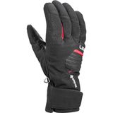 LEKI Vision GTX handschoenen, zwart-rood, EU 8