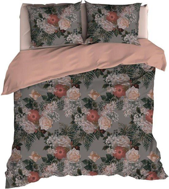 Satin d'Or Cella Dekbedovertrek - Tweepersoons - 200x200/220 cm - Rose - Katoensatijn