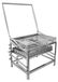 Charcoal grill - Portable - Swivel 180 degrees - Stainless steel - Height-adjustable grate