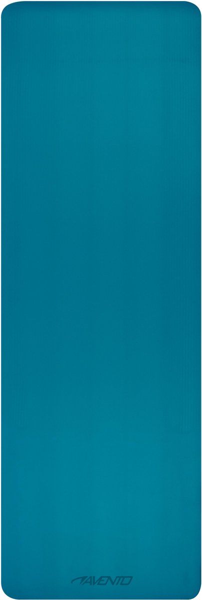 Avento Fitnessmat / Yogamat - TPE - Blauw/Zwart