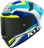 KYT TT-Revo Grand Prix Blauw Geel Integraalhelm - Helm