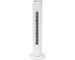 Suntec Wellness SUNTEC-torenventilator met afstandsbediening en timer | torenventilator, wit | CoolBreeze 7400TV - stil | 45 watt-ventilator met 3 standen | torenventilator, windmachine | voor slaapkamer, kantoor of balkon