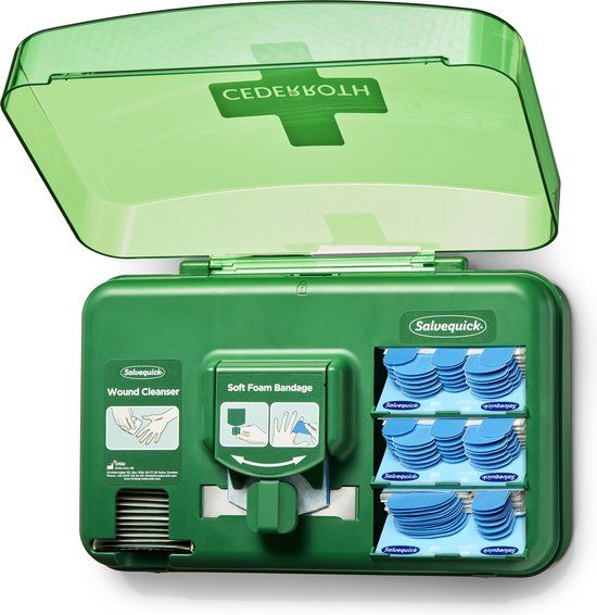 Cederroth - Wound Care Dispenser - blue - haccp - wondbehandeling