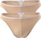 HOM Slip Set van 2 Nude Microvezel Mannen XL