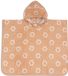 Jollein Badponcho - 100% Badstof - 1-2 jaar - Jacquard - Flower Reversible