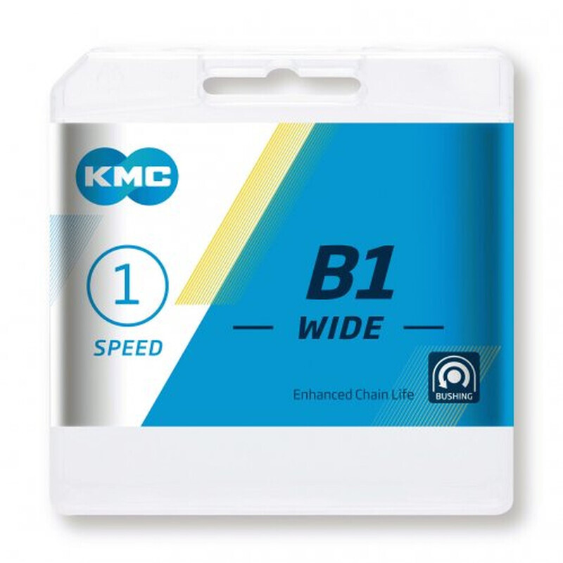 KMC B1 Wide Ketting 1-speed, black