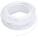 Câble PVC pour installations extérieures, type H03VV-F, 3x1mm², 100 mètres, multibrins, blanc