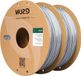Merkloos Verbeterde Taaiheid PLA Plus Filament - 1.75mm Diameter - +/- 0.03mm Nauwkeurigheid - 1KG per Spoel - 2 Spoelen - Zilver