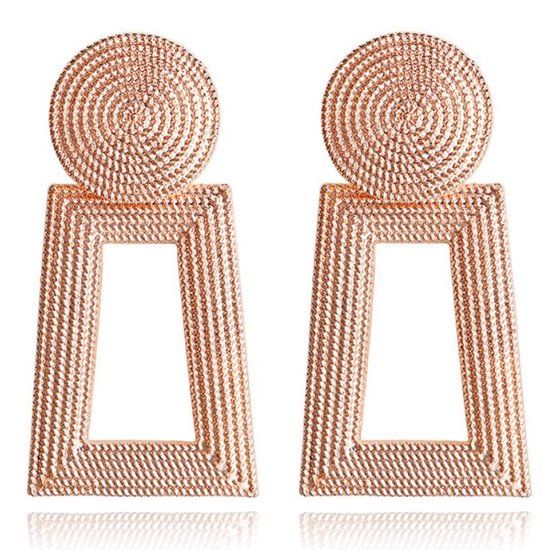 Cilla Jewels Lookinggoodtoday Vintage Oorhangers Cilla - Rose Goudkleurig