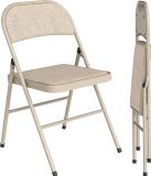 Homcom Opklapstoel Polyester 45x46x78cm Beige