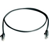 Telegärtner L00002E0000 câble réseau Noir 3 m Cat5e U/UTP