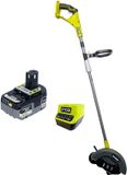 RYOBI RY18EGA-0 accu-graskantensnijder 18 V 38 mm + 1x accu 5,0 Ah + oplader