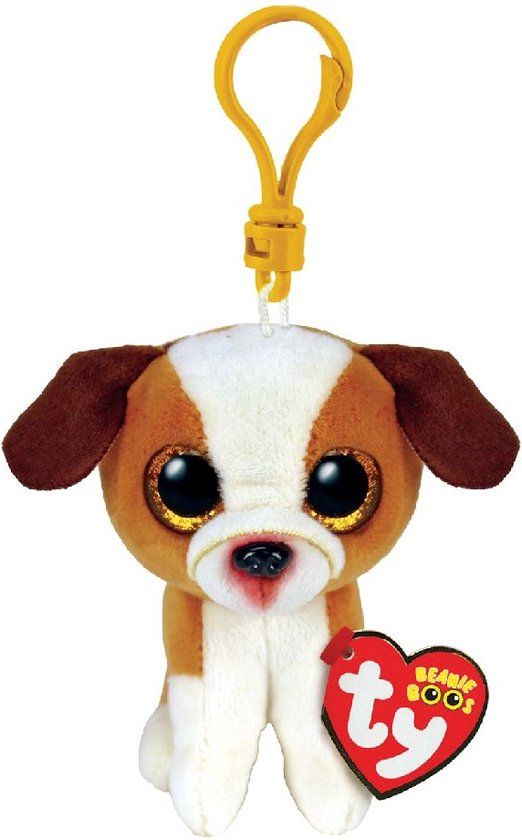 TY Beanie Boos Clip Knuffel Bulldog Hugo 7 cm