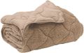 vidaXL - Volledig - Jaar - Dekbed - 135 - x - 220 - cm - Nee - Taupe - Ademend