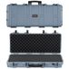 VEVOR Harde koffer voor lange geweren, met slot en voorgesneden schuim, 4-laags, oprolbaar, waterdicht conform IP67, stofdicht, 978 x 420 x 173 mm, grijs, voor vlieg- en treinreizen